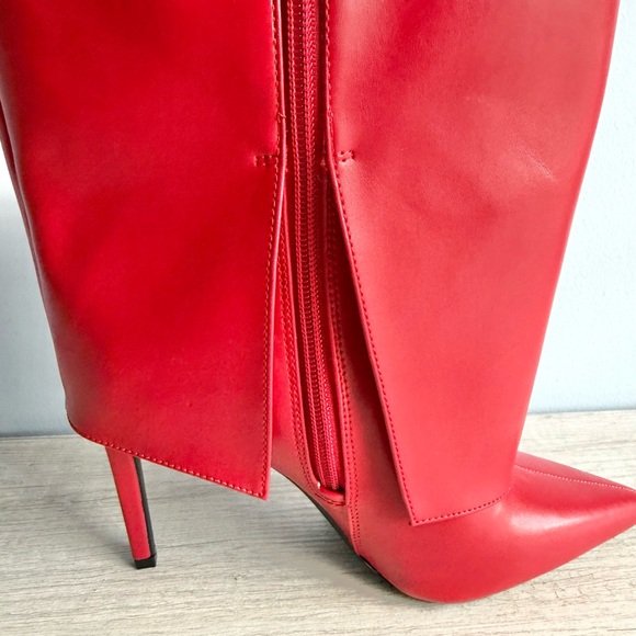 I.N.C. International Concepts Skylar Fold Over Cuffed Knee High Boots Size 7.5 - Picture 5 of 13